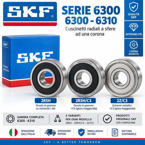 Cuscinetto skf 6300 6310 - -,